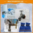 thumbnail image 7 of Reusable Outdoor Faucet Cover 10”H x 6.3”W, Waterproof Faucet Insulation Cover Protector, Thickened Faucet Spigot Covers for Winter Freeze Protection Pipe Insulation 2 Pcs, 7 of 7