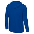 thumbnail image 3 of Men's Colosseum Royal Florida Gators Logo Lockup Active Blend Long Sleeve  T-Shirt Hoodie, 3 of 3