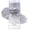 Silver, variant on Colorful Glitter Paint Stick, Sparkly Glitter Stick, Women Rave Accessories for Music Festivals, Concerts, Nightclub Parties(Silver)