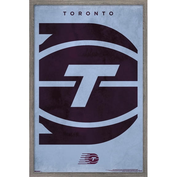 WNBA Toronto Tempo - Logo 26 Wall Poster, 14.725" x 22.375" Framed