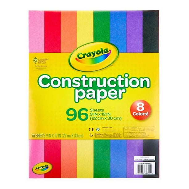 Construction Paper 9x12 White