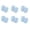 Light Blue, variant on 0-12 Months Infant Baby Multipack Cotton Mittens Solid Color Protective Thermal Gloves 6 Pairs