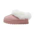 thumbnail image 5 of bebe Toddler Girls' Platform Boots – Microsuede Bootie with Faux Fur, Comfy Platform Shoes for Toddlers, 5 of 8