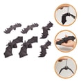 thumbnail image 2 of Miangastore Décoration d'Halloween Tpr Yeux Noirs et Rouges 6 Pcs 9.8x3.5in, 2 of 9