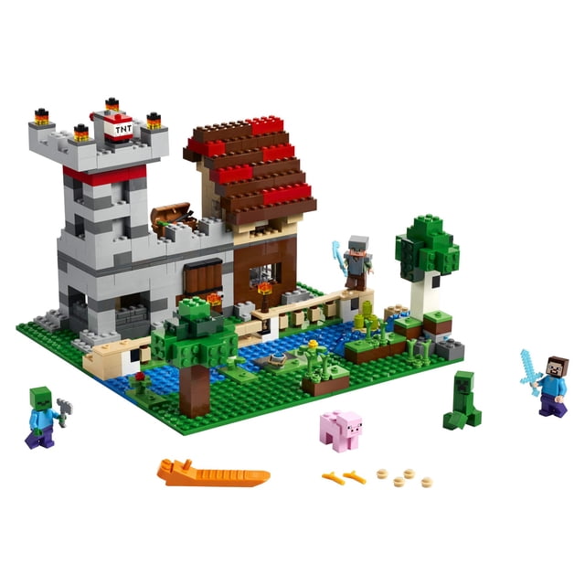 LEGO Minecraft The Crafting Box 3.0 21161 Minecraft Brick Construction Toy and Minifigures, Castle and Farm Building Set, Great Gift for Minecraft Players Aged 8 and up, New 2020 (564 Pieces) LEGO -