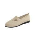 thumbnail image 2 of Viluyesy Flats for Womens, Round Toe Mesh Breathable Slip-On Comfortable Loafer Shoes Beige, 2 of 6