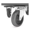 thumbnail image 3 of Rubbermaid Commercial 20 cu ft Cube Truck 149.61 gal Capacity - Durable, Easy to Clean, Smooth, Wheels, Handle - 36.5" Height x 48" Width x 34" Depth - Metal, Plastic - Black, 3 of 11