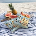 thumbnail image 5 of Outdoor Pillow Cover Watercolor Birds Set of 2 Waterproof Throw Pillowcases Blue Teal Yellow Decorative Patio Furniture Pillows for Couch Garden Indoor & Outdoor Use, 5 of 9