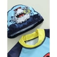 thumbnail image 6 of Genuiskids Toddler Kids Boy Swimsuit Boy Bathing Suit Baby Rashguard Trunk and Hat 3PCS Beachwear Sets, 6 of 9