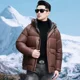 thumbnail image 3 of Chaqueta de plumón de lujo de diseñador para hombre, abrigo nuevo de invierno, abrigo corto, calentado, largo, relleno de plumón de ganso, súper grueso, ligero, nuevo abrigo, 3 of 4