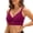 A-Dark Purple301, variant on Womens Bikini Tops V Neck Twist Front Bathing Suit Leopard Summer Swimsuit Crop Top Stylish Beachwear