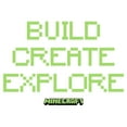 thumbnail image 2 of Men's Minecraft Build Create and Explore  Graphic T-Shirt, 2 of 5