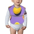 thumbnail image 6 of Bingfone Mess-Proof Baby Bib - Waterproof Bib For Baby Boy Or Girl With Food Catcher Pocket, Unisex-Yellow Lemon And Orange, 6 of 8