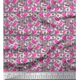 thumbnail image 1 of Soimoi Cotton Duck Fabric Dot,Stripe & Bird Bird Print Fabric by The Yard 56 Inch Wide, 1 of 1