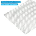 thumbnail image 4 of Uxcell 11.8"x11.8" 304 Stainless Steel Perforated Sheet 0.32" Hole Metal Mesh Plate Screen Decorative Ventilation 2 Pcs, 4 of 5