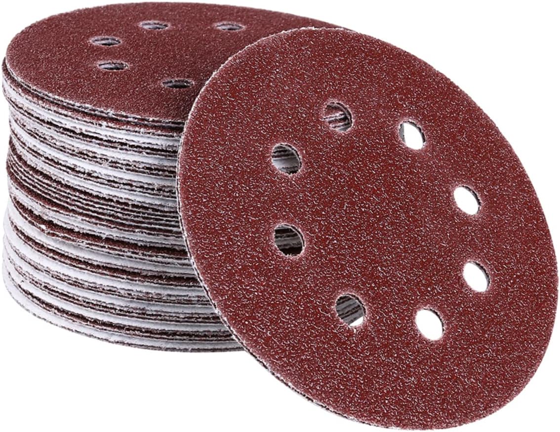 25pcs 8 5 Paper Tablet Mdisc Orbital Sander Sandpaper Aluminum Sanding