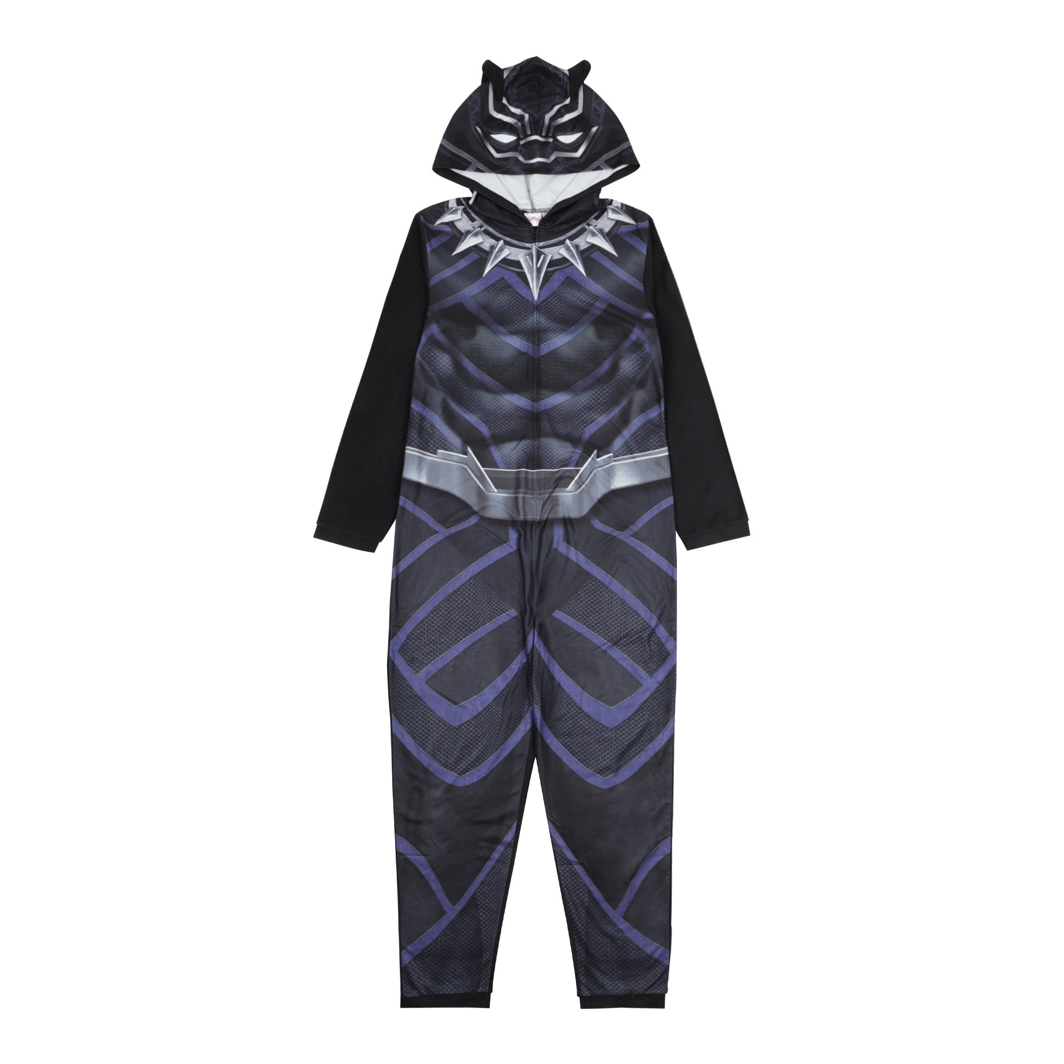 Black Panther Hooded Union SuitSmall