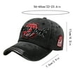 thumbnail image 3 of Unisex Soft Top Embroidered Vintage Baseball Cap,Washed Retro Design Sports Sun Hat with NEW YORK NYR Theme, Adjustable for Men Women Outdoor Shading,Khaki, 3 of 4