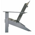 thumbnail image 3 of Mainstays Wood Outdoor Modern Adirondack Chair, Grey Color, 3 of 9
