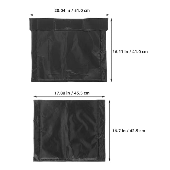 LOLIPPYY Black Wheelchair Back Support Cushion Set - Comfortable Outdoor Seating Accessory for Wheelchairs