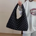 thumbnail image 3 of SPEKSEE Polka Dot Hobo Bag for Women Trendy Slouchy Shoulder Bag Soft Handbag Underarm Purse For Work Travel, 3 of 7