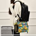 thumbnail image 6 of Insulated Lunch Bag 6L Leak-Proof Lunch Box with Shoulder Strap Multiple Pockets Lunch Tote Capybaras Holding Lemons, 6 of 9