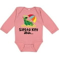 thumbnail image 3 of Inktastic Siesta Key Florida Summer Vacation Girls Long Sleeve Baby Bodysuit, 3 of 5