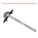 thumbnail image 2 of Regla De Borde De Acero Inoxidable, Regla De Ángulo Multifuncional Precisa, Transportador De Transportador, Herramienta De Marco De Calibre Para Carpintería, Ingeniería De Carpintería Noticed TO005529-02, 2 of 6