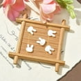 thumbnail image 3 of U8MO 5x Natural Shell Cute Rabbit Bunny Beads for Jewelry Making Crafting Accessories, 3 of 6