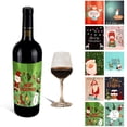 thumbnail image 2 of Decoraciones navideñas para botellas de vino, 10 piezas/juego de pegatinas navideñas para botellas de vino, pegatinas navideñas para botellas de vino, diseño revolucionario, 2 of 8