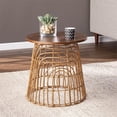 thumbnail image 3 of SEI Meubles Tisseurdon Table Ronde en Bois Fin en Naturel, 3 of 3
