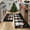 white, variant on Christmas Kitchen Mats Set of 2, Merry Christmas and Happy New Year Home Kitchen Decoration Non-Slip Floor Mat Sets, Winter Snowman Rugs, Washable Microfiber Kitchen Carpet 17x30 + 17x47 Inch