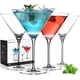 thumbnail image 1 of Vasos Martini LUNA & MANTHA, cristal soplado a mano, 270 ml, 4 unidades, 1 of 9