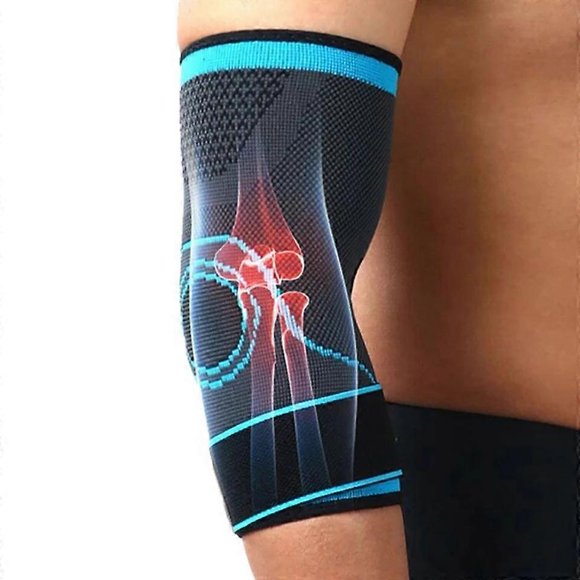 1PCS Sports Elbow Brace Compression Sleeve Arm Support with Strap for Tendonitis Arthritis Bursitis Pain Relief Recovery