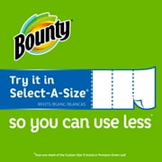 Bounty Paper Towels, White, 12 Giant Rolls 18 Regular Rolls