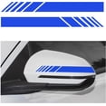 thumbnail image 1 of Yazoeia 2 Pcs Autocollants de Rétroviseur de Voiture, Auto-Rétroviseurs Latéraux Étanches Rayures, Rayures d'Avertissement Automobile Universelles Anti-Collision pour la Plupart des Véhicules (Bleu) CJC912-114732, 1 of 6