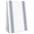 thumbnail image 2 of Ships Next Day Canvas Wall Art 8"x12", Abstract Geometric Blue Stripe Wood Framed Canvas Print Painting, White Backdrop Ready to Hang Small Picture Wall Decor for Home Hallway Bathroom Bedroom, 2 of 9