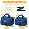 thumbnail image 3 of Equipaje de mano MIAOJIE bolsa de viaje ligera azul de 40 litros, 3 of 7