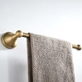 thumbnail image 3 of Juego de Accesorios del Cuarto BañO 2 Piezas: Toallero y Soporte para Papel HigiéNico Pared LatóN Envejecido, Bronce Cepillado, 3 of 7