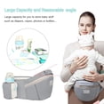 thumbnail image 4 of Portabebés con asiento para la cadera, portabebés multifuncional 9 en 1, para recién nacidos y niños pequeños, mochila para todo tipo de climas y estaciones para niños, bebés, padres recién nacidos (, 4 of 5