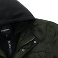 thumbnail image 6 of BVnarty Men's Winter Jacket Warm Fleece Lined Hooded Windproof Outdoor Coat Thicken Water Resistant (Army Green,M), 6 of 8