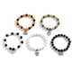 thumbnail image 1 of Pulseras de Halloween Pulseras con dijes de calabaza fantasma Pulseras de cuentas elásticas para mujeres, 1 of 5