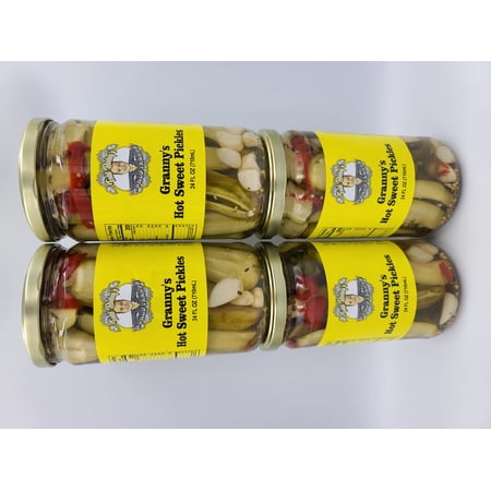 Todd Bosley's World Famous Granny's Hot Sweet Pickles 4 Pack