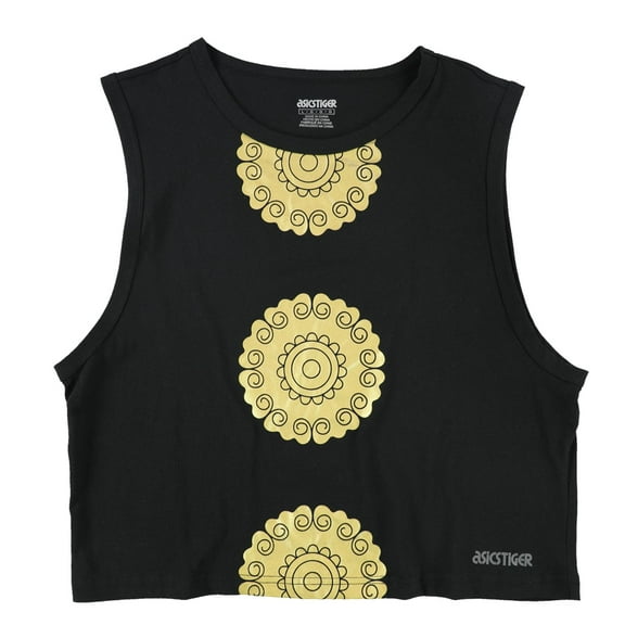 ASICS Womens Kabuto Muscle Tank Top, Black, Large