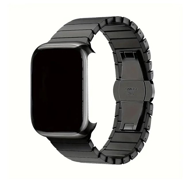 Correa de acero inoxidable 2025 para Apple Watch Ultra 2 de 49 mm, 9/8/7/6/5/4/3/2/1/SE, para iWatch de 38/40/41/42/44/45 mm, correa de pulsera ajustable