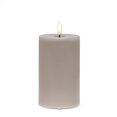 thumbnail image 1 of Flameless Gray Led Pillar Candle, 1 of 1