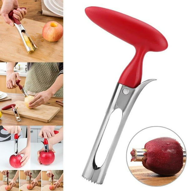 Fruit Core Seed Remover Pear Corer Twist Stainless Steel Kitchen Tool Walmart Com Walmart Com
