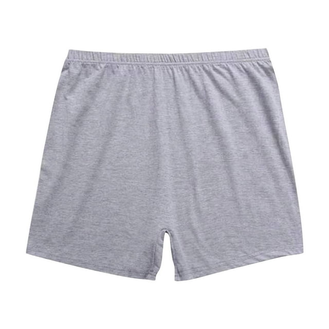 MeetoTime Shorty en Coton Grande Taille pour Femmes, Short de Pyjama Confortable, Taille Haute, Culottes Respirantes