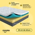 thumbnail image 3 of Base Gris Individual + Almohada + Top Fresh + Colchón Smile, 3 of 10