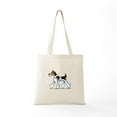 thumbnail image 5 of CafePress - Wire Fox Terrier Trot Tote Bag - Unisex Canvas Tote Bag, Beige, 1-Piece, 5 of 6